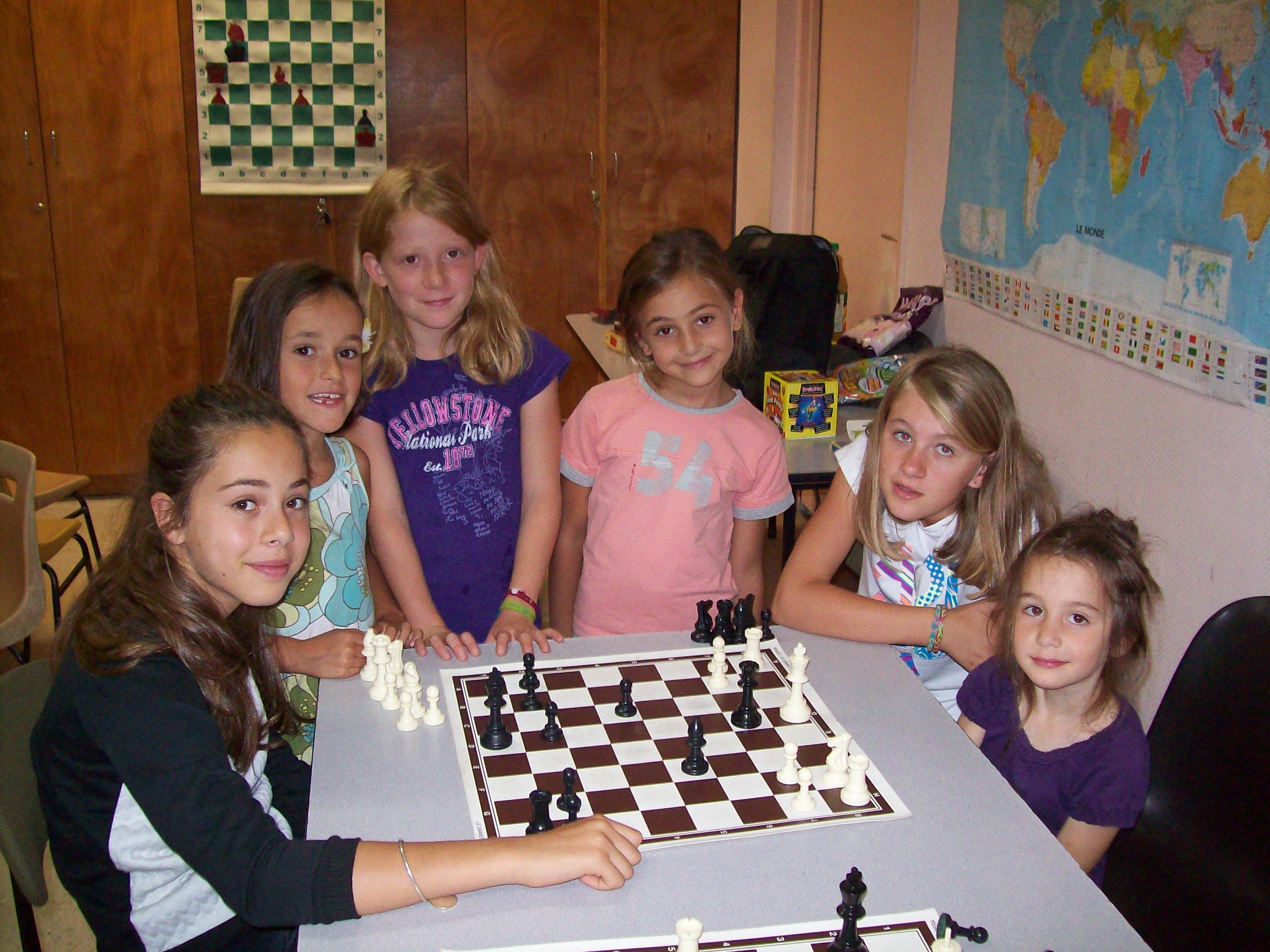 Stage de jeu d'échecs août 2014