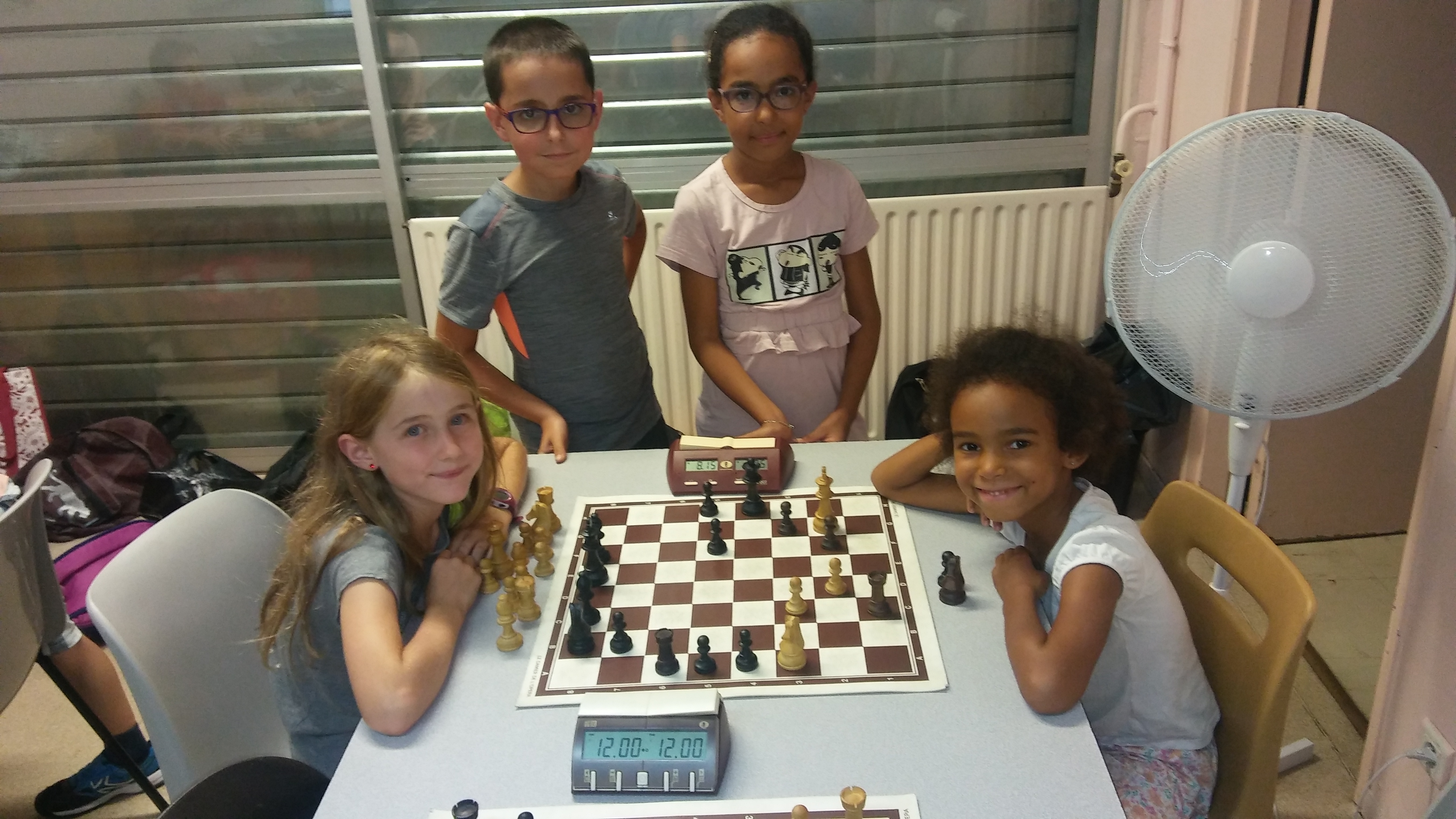 Groupe jeu d'échecs